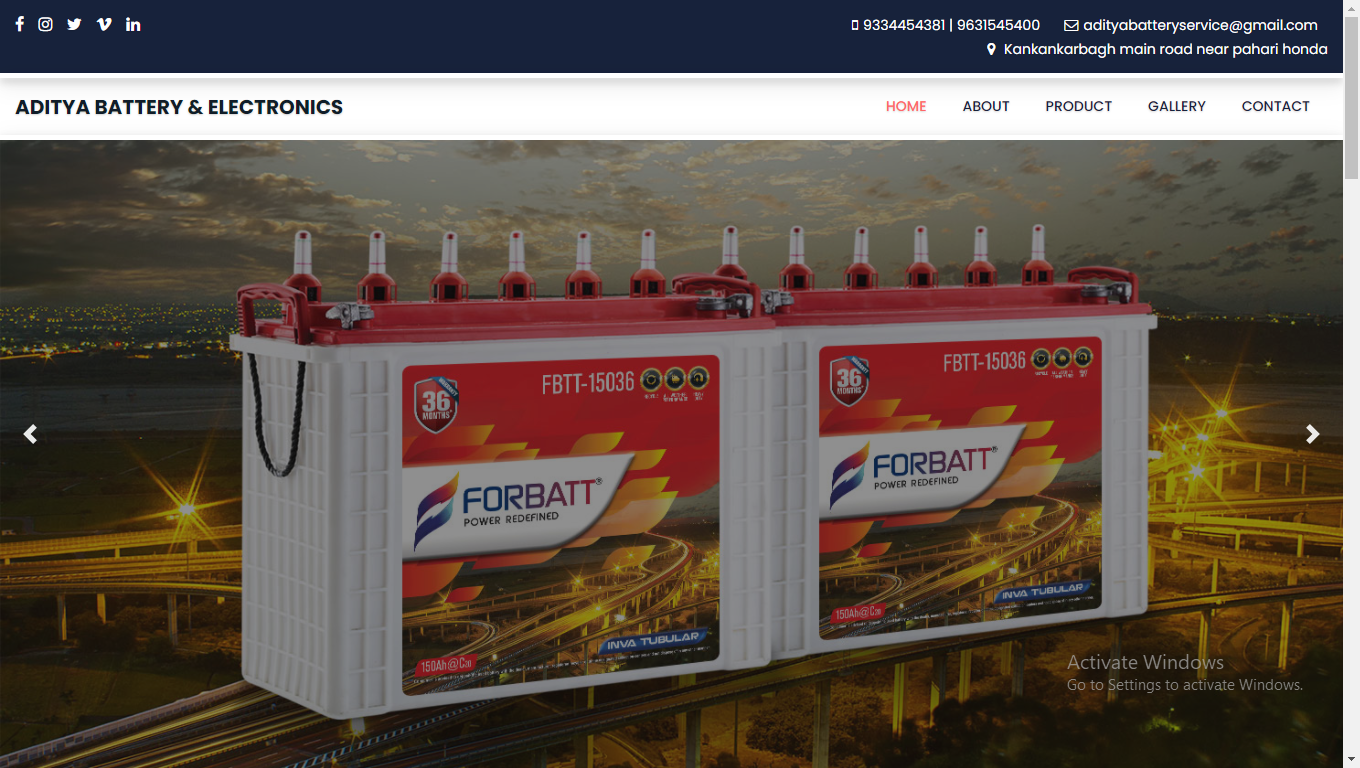 aditya battery